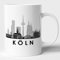 UrbnLine Kaffeebecher Köln Skyline Panorama - Druck in Deutschland