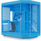 HYTE Y70 Mid-Tower ATX Gaming PC Desktop Case - Panoramic Tempered Glass - Dual Chamber - High Airflow Chassis - PCIE 4.0 Riser Cable Included - New Modern Aesthetic - Blueberry Milk (Blue)