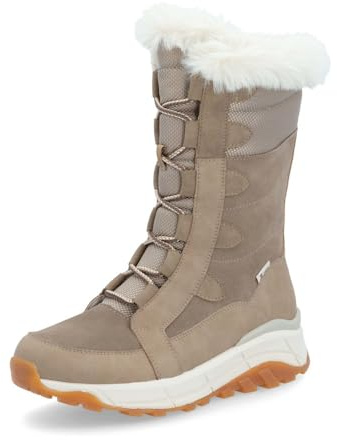 Rieker Damen Klassische Stiefeletten W0070, Frauen Stiefeletten, lose Einlage, wasserabweisend, riekerTEX,uebergangsstiefel,beige (64),41 EU / 7.5 UK