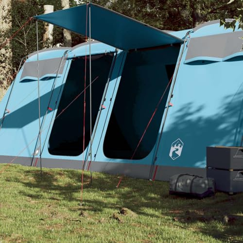 Xichuzi Tienda de campaña Familiar túnel 10 Personas Impermeable Azul, Camping Tienda - 94620