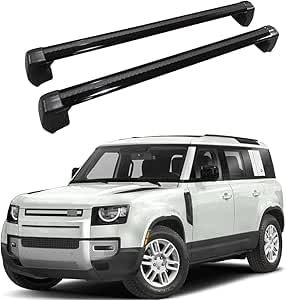RenCehn Dachträger für Land Rover Defender 90 110 2020 2021 2022, Abschließbare Anti Diebstahl Auto Dachstangen.