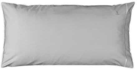 MÖVE Luxury Kissenbezug 80x40 cm aus 100% Baumwolle, Grey