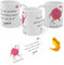 Creativass Tazas Personalizadas Con Nombre para San Valentín y para Parejas, Diseños de Amor, Novio, Novia, dia Enamorados regalo Original (DONUT)