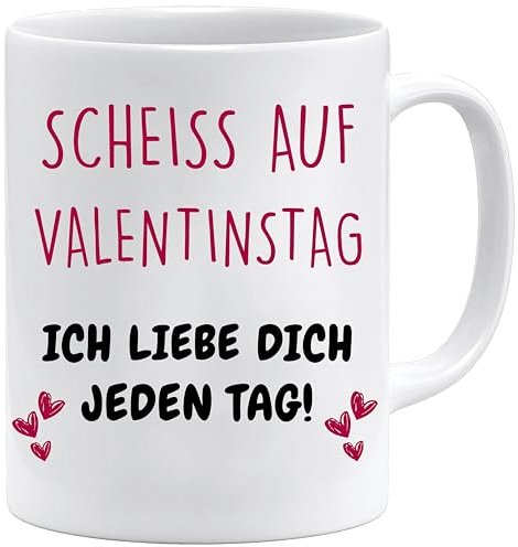 Jungle Mug – Geschenke für frauen mit spruch | Lustige Valentinstag Tasse – Ich liebe dich jeden Tag | Tassen Geschenk für Freundin Partnerin Ehefrau