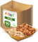 FOOGO Green 50pcs Party Paper Food Trays 380ml (13oz), FSC® Certified, 17x13.3x4cm, Preassembled Medium Takeaway Food Boxes, Eco-Friendly Water & Oil-Proof, Disposable Cardboard Serving Trays