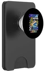 Cruisin Together St Lucia 2026 Ship Dolphin Vacation PopSockets PopWallet for MagSafe