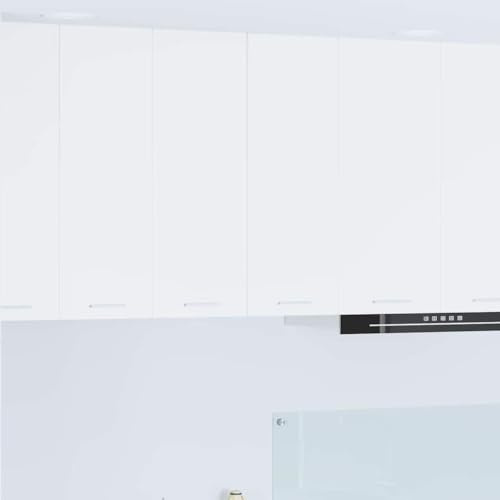 Ordellia Armario colgante con puerta, 2 unidades, color blanco, de madera, 30 x 31 x 80 cm, espacio de almacenamiento, muebles de cocina para comedor, despensa, cafetera, microondas y encimera