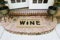 Creative Co-op I Hope You Brought Wine Kokosfaser Fußmatte, 81,3 cm L x 40,6 cm B x 2,5 cm H, Natur/Schwarz