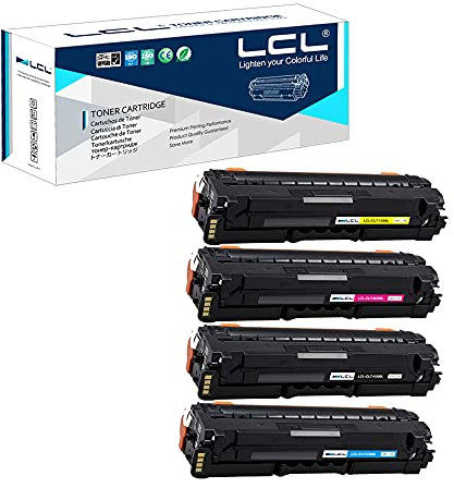LCL Remanufactured Tonerkartusche CLT-506L CLT-K506L CLT-C506L CLT-M506L CLT-Y506L (1Schwarz 1Cyan 1Magenta 1Gelb) Ersatz für Samsung CLP-680 680DW 680DN Samsung CLX-6260FR 6260FD CLX-6260