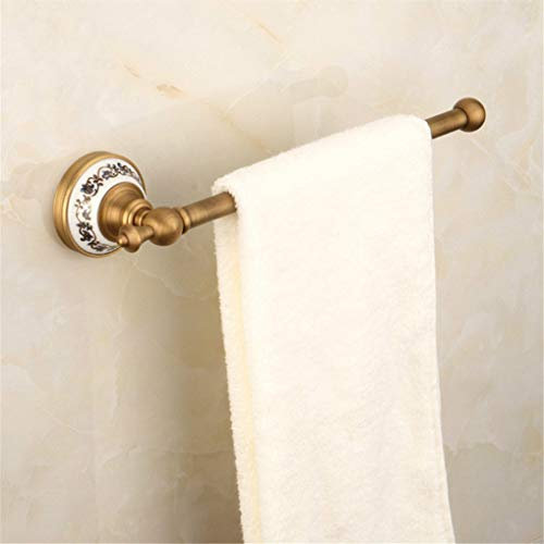 CBXSF Porta Asciugamani A Muro In Ottone Antico Ceramico Monostrato Per Porta Asciugamani Lunghezza 32 Cm Portasciugamani A Parete Per Prodotti Da Bagno
