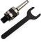 Drehwerkzeuge für Holzbearbeitung, drehbares Zentrum, MT3, Live Reitstockfutter-Adapter, 2,5 cm x 8 TPI, 3 Morsekegel (3 MT)