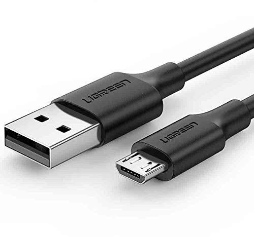 UGREEN QC 3.0 - Cable micro USB (2,4 A, 0,25 m), color negro