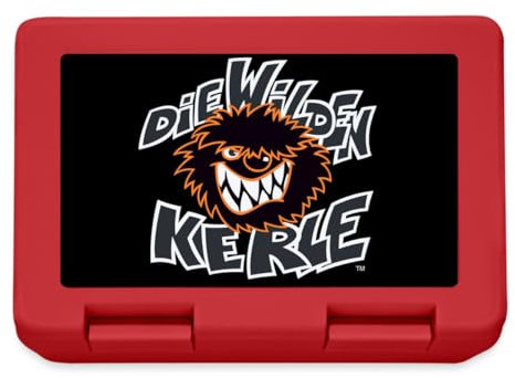 Spreadshirt Die Wilden Kerle Logo Brotdose Brotdose Lunchbox, One size, Rot