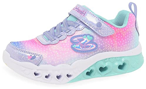 Skechers Flutter Heart Lights 302315L-LVMT, Girl Sneakers,Sports Shoes, Multicolour, 27 EU