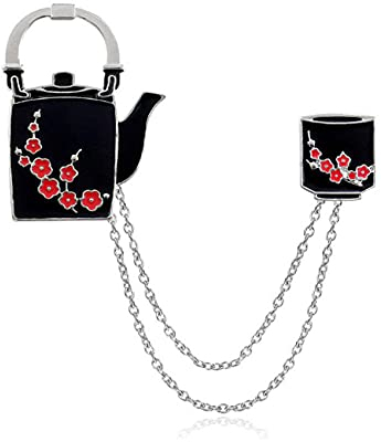YUNHOME Brooches Brooch Pin Broach Badge Brooch Lapel Pin Chinese Style Plum Blossom Brooch For Women Enamel Brooches And Pins Teapot And Mug Badge Demin Hat Pin Accessories