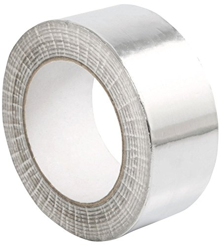 STERR - Ruban adhésif en aluminium Ruban adhésif en aluminium argenté 50 mm X 50 m