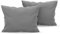 Kissenbezug 40x60 Anthrazit 2er Set Mikrofaser Oeko-TEX Zertifiziert Dreamzie - Kopfkissenbezug 40x60 Weich