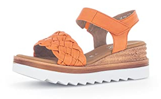 Gabor Damen Keilsandalen, Frauen Sandalen,Moderate Mehrweite (G),offene Schuhe,Strandschuhe,Keilsandaletten,Keilabsatz,Carrot,38 EU / 5 UK
