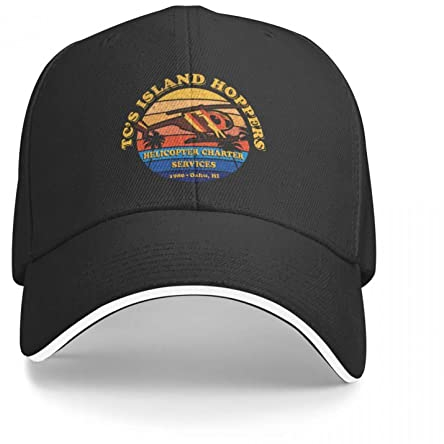 Baseball Cap Island Hoppers Magnum PI Worn Baseball Cap New In The Hat Ball Cap Icon Funny Hat Cap for Men Women's