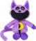 Powmag Smilin-CRI-tter Plush, Lila Katze Plüschtier Umarmung Spielzeug, Kuscheltier, kuschelweich, Spielzeuggeschenke für Kinder, Erwachsene und Spielefans