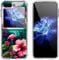 Bcov Coque pour Samsung Galaxy Z Flip 6, flamant rose, fleurs, oiseau, anti-rayures, coque rigide de protection anti-chocs pour Samsung Galaxy Z Flip 6