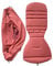 Colu Kid Baldacchino e cuscino per passeggino compatibile con Babyzen YOYO 2 e YOYO+, kit di ricambio per passeggino, tessuto impermeabile a doppio strato (Pink)