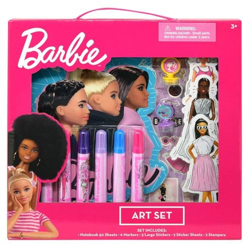 Barbie Set d'art en boîte - Kit créatif complet pour jeunes artistes