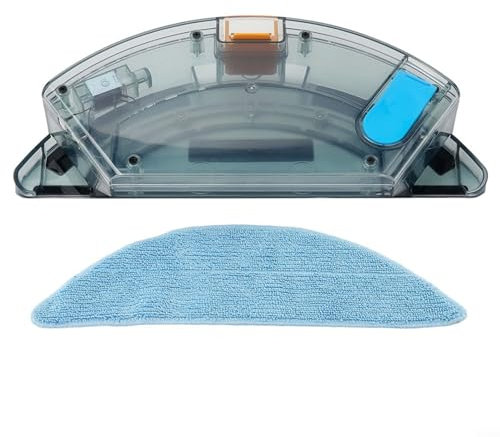 Wischtuch Wassertank Ersatz für Tesvor M1 / S5 / S5 Max, Roboter-Staubsauger, Wassertankbox, Wischtücher-Set