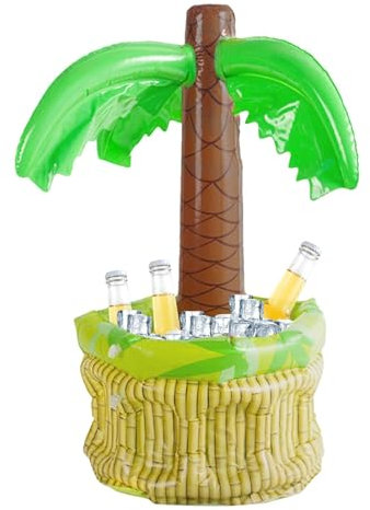 Enfriador inflable para piscina, enfriador de bebidas flotante, soporte portátil para bebidas | Flotador de piscina aislado, cofre de hielo flotante de gran capacidad para fiestas, lagos y reuniones