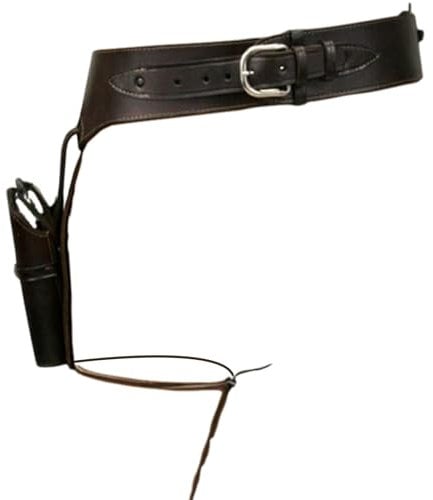 Waffengürtel für Männer mittelalterliche westliche Waffenholster mit Beingurt Schwarze PU -Leder -Holster durchschnittliche Größe von Waffengürtel für Jagd, Cosplay, Outdoor, Lederholster