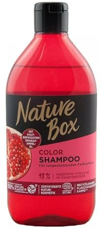 6er Pack - Nature Box Color Shampoo - mit kaltgepresstem Granatapfelöl - 385ml