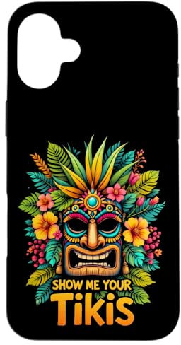 SHOW ME YOUR Tikis Tiki-Maske Hülle für iPhone 16 Plus