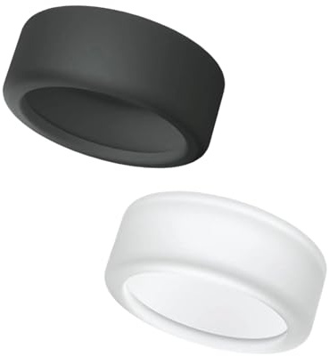 2 Pack Silicone Ring Protector, One Size Flexible Soft Ring Protective Cover, Anti-Knock Anti-Scratch Ring Guard for Daily Wear, Sports & Workplace Precious Ring Protection