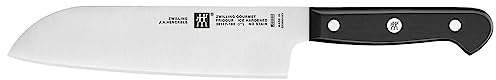 Zwilling 36117-181-0 Gourmet Couteau Santoku Acier Inoxydable Noir 18 cm