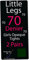 Girl's Pretty Little Legs 70 Denier Opaque Tights (2 Pair Pack) (11-13 Years, Bottle Green)