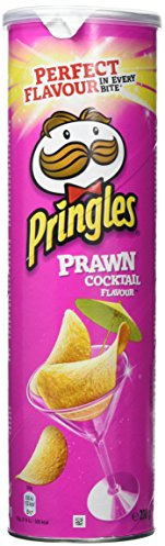 Pringles Prawn Cocktail Crisps, 200 g, (Pack of 6)