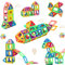 morkka Magnetische Bausteine, Magnetspielzeug Magneten Kinder Magnetbausteine Magnet Spielzeug Magnetspiele für Kinder Geschenk ab 3 4 5 6 7 8 Jahre Junge Mädchen Bauklötze Kinderspielzeug(65 PCS)