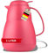 Helios Zeo Thermoskanne Magenta 1L – 6h Heiß - Hält Getränke heiß & kalt - Einhandbedienung mit Drucktaste - Einfache Reinigung