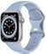 Epova Compatible con Correa Apple Watch 38mm 40mm 41mm 42mm, Mujer Hombre Silicona Pulsera para iWatch SE Series 10 9 8 7 6 5 4 3 2 1, Lila, Pequeño