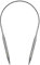 Aeelike 40 cm Rundstricknadeln Set mit Größe, 6,5 mm Edelstahl Rundstricknadeln mit Langlebig Stahlseil, Metall Rundstricknadel Set, Ergonomische Stricknadeln Rundstricknadel für Arthritische Hände