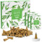 LA BELLEFÉE Cônes d'Encens Sauge Blanche Parfum, Assortiment Encens Cône 120pcs, Encens Naturels pour Méditation Yoga Purification Relaxation