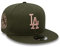 New Era Los Angeles Dodgers 9Fifty Snapback Cap MLB Baseball Oliv grün LA Teamlogo - M - L