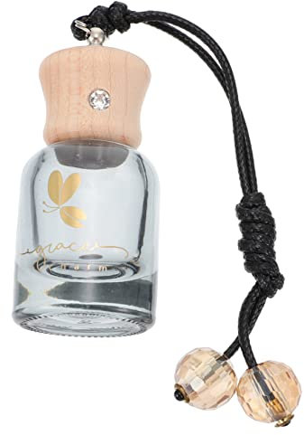 minkissy Parfümflasche Aus Glas Fürs Auto Eleganter Behälter Für Die Autodekoration Für Mama Und Freundin An Besonderen Tagen