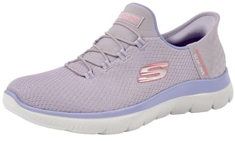 Skechers Damen Slipper Summits Diamond Dream, Frauen Slip-On,freitzeitschuhe,offener,einschlupf,Slipper,Mokassins,Slides,Violett LAV,36 EU