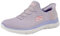 Skechers Damen Slipper Summits Diamond Dream, Frauen Slip-On,freitzeitschuhe,offener,einschlupf,Slipper,Mokassins,Slides,Violett LAV,36 EU
