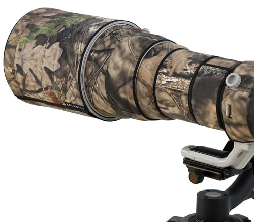 ROLANPRO Regenschutz für Sony FE 600 mm F/4 GM OSS #23, Nylon, wasserdicht, Camouflage-Muster