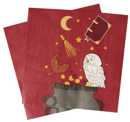 ScrapCooking – 20 Servietten Zauberer 33 x 33 cm – Geburtstagsdekoration