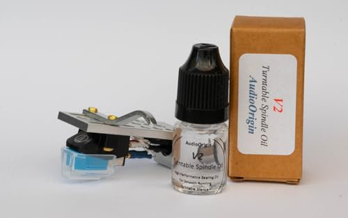 Silver Headshell Cartridge Mount, Stylus, Needle, Oil Bundle fits Denon DP-2500, DP-400, DP-500W, PL-1700W, DP-450usb, DP-67L, DP-3000, DP-80, DP-6000