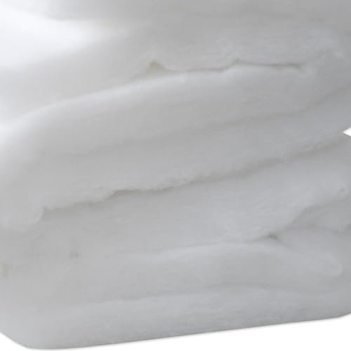 Nurtextil24 Volumenvlies Meterware 3m Länge 5cm Dicke 160cm Breite Quilt 500g/m² Polstervlies 50mm Höhe Waschbar Watte Polsterwatte Diolenwatte Vlieswatte Füllung Kissen Decke Sofa Polsterung