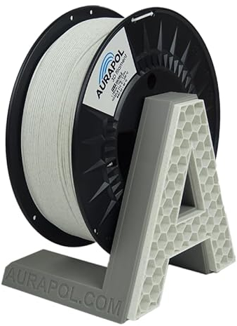 AURAPOL PLA 3D Filament 1.75, PLA 1kg, Filament-3d-druckmaterialien, Marmor, 3D Drucker Filament, Präzision 1,75 mm +/- 0,02 mm, ERSCHWINGLICHE QUALITÄT